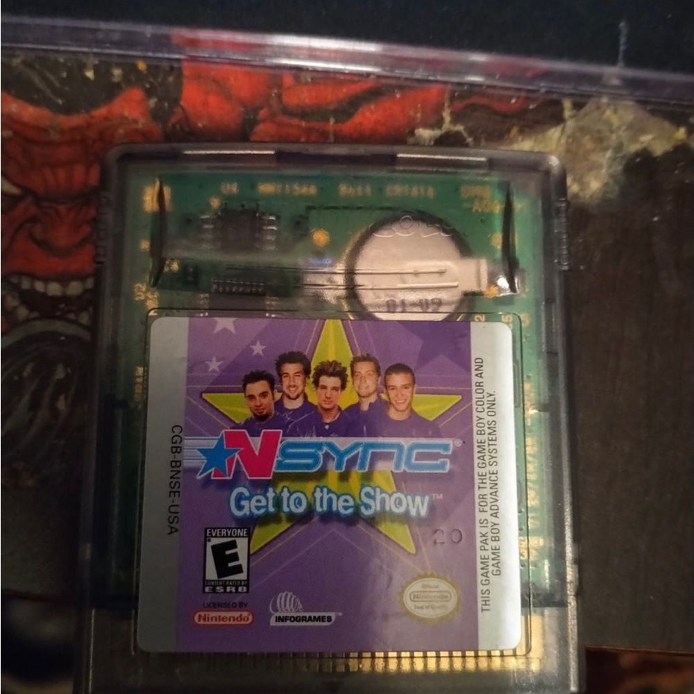 Gameboy color Nsync game
